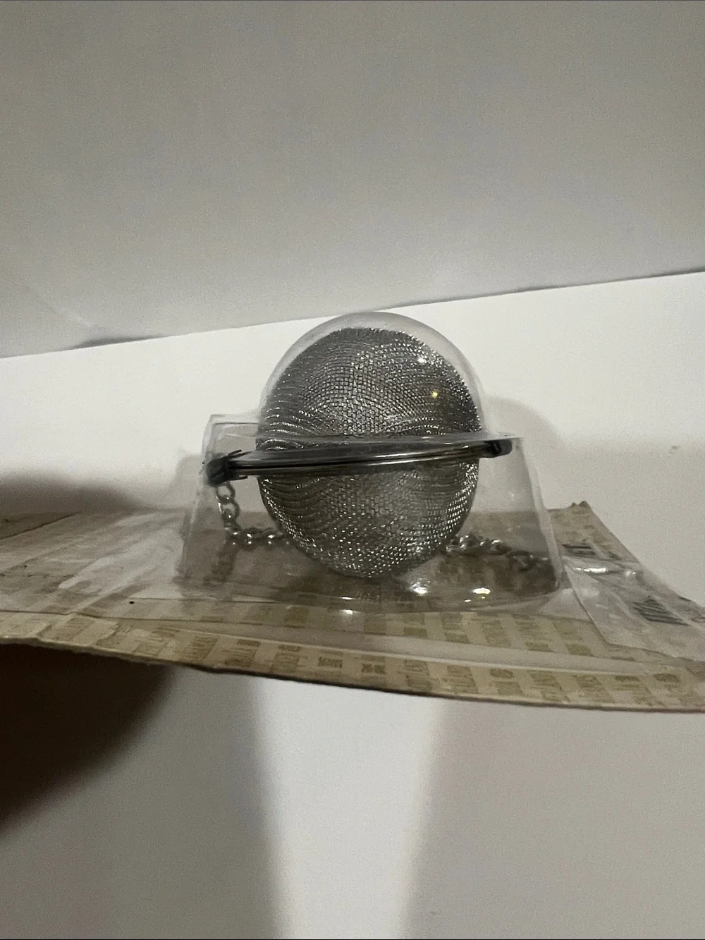 Cost Plus World Market Silver Mesh Ball Tea Infuser